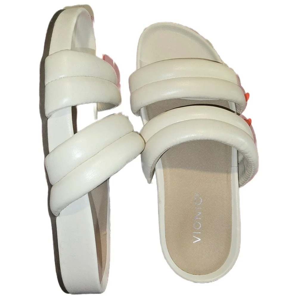 Vionic Maya sandal cream sz 8 womens orthodic sandal style and comfort